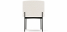 Buy Pack of 4 - Dining Chair - Upholstered in Bouclé Fabric - Calibri White 61008 - in the UK