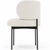 Buy Dining Chair - Upholstered in Bouclé Fabric - Calibri White 61008 - in the UK