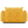 Buy Armchair - Velvet Upholstery - Urana Mustard 61011 with a guarantee
