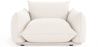 Buy  Armchair - Upholstered in Bouclé Fabric - Urana White 61012 in the United Kingdom