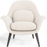 Buy Bouclé Upholstered Armchair - Opera White 60707 - in the UK