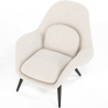 Buy Bouclé Upholstered Armchair - Opera White 60707 home delivery