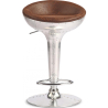 Buy Aviator Bar Stool - Microfibre in Imitation Weathered Leather Brown 26712 - in the UK