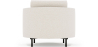 Buy Designer Armchair - Upholstered in Bouclé Fabric - Nagar White 61019 with a guarantee