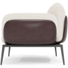 Buy Bouclé Fabric Upholstered Armchair - Greda White 61021 at MyFaktory