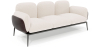 Buy 3-Seater Sofa - Upholstered in Bouclé Fabric - Greda White 61024 home delivery