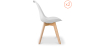 Buy Set of 2 Brielle Scandinavian design chair with cushion - Matt White 58740 at MyFaktory