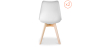 Buy Set of 2 Brielle Scandinavian design chair with cushion - Matt White 58740 home delivery