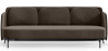 Buy Three-seat Sofa - Velvet Upholstery - Balga Taupe 61026 - in the UK