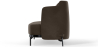Buy Three-seat Sofa - Velvet Upholstery - Balga Taupe 61026 home delivery