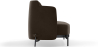 Buy Three-seat Sofa - Velvet Upholstery - Balga Taupe 61026 in the United Kingdom