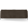 Buy Three-seat Sofa - Velvet Upholstery - Balga Taupe 61026 home delivery
