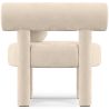 Buy  Armchair - Upholstered in Velvet - Fera White 60696 in the United Kingdom