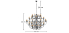Buy Chandelier - Small Model Steel 13275 - in the UK