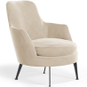 Buy Contemporary Style Upholstered Velvet Design Armchair - Saqua White 61046 at MyFaktory