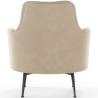Buy Contemporary Style Upholstered Velvet Design Armchair - Saqua White 61046 with a guarantee