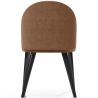 Buy Dining Chair - Upholstered in Velvet - Percin Cream 61050 in the United Kingdom