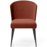 Buy Dining Chair - Upholstered in Velvet - Yerne Brick 61052 - in the UK