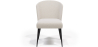 Buy Dining Chair - Upholstered in Bouclé Fabric - Yerne White 61053 - prices