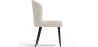 Buy Dining Chair - Upholstered in Bouclé Fabric - Yerne White 61053 home delivery