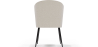 Buy Dining Chair - Upholstered in Bouclé Fabric - Yerne White 61053 with a guarantee