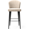 Buy Velvet Bar Stool - Modern and Premium Design for Restaurants, Hotels, and Homes - Luxe White 61585 - prices
