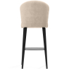 Buy Velvet Bar Stool - Modern and Premium Design for Restaurants, Hotels, and Homes - Luxe White 61585 with a guarantee