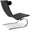 Buy PY20 Lounge Chair - Premium Leather Black 16830 in the United Kingdom