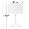 Buy Spune Table Lamp  White 58277 home delivery