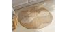 Buy Round Jute Rug - Boho Bali - 100 CM - Ubba Natural 61080 in the United Kingdom