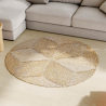 Buy Round Jute Rug - Boho Bali - 100 CM - Ubba Natural 61080 home delivery