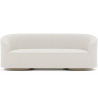 Buy 3/4 Seater Sofa - Upholstered in Bouclé Fabric - Treya White 60661 - in the UK