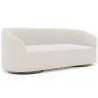 Buy 3/4 Seater Sofa - Upholstered in Bouclé Fabric - Treya White 60661 in the United Kingdom