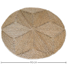 Buy Round Jute Rug - Boho Bali - 120 CM - Ubba Natural 61081 with a guarantee