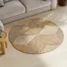 Buy Round Jute Rug - Boho Bali - 120 CM - Ubba Natural 61081 in the United Kingdom