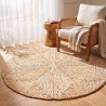 Buy Round Jute Rug - Boho Bali - 150 CM - Ubba Natural 61082 in the United Kingdom