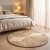 Buy Round Jute Rug - Boho Bali - 150 CM - Ubba Natural 61082 - prices