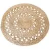 Buy Round Jute Rug - Boho Bali - 120 CM - Nylah Natural 61084 - in the UK
