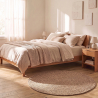 Buy Round Jute Rug - Boho Bali - 120 CM - Jenón Natural 61087 with a guarantee