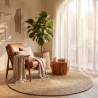 Buy Round Jute Rug - Boho Bali - 150 CM - Jenón Natural 61088 in the United Kingdom
