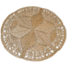Buy Round Jute Rug - Boho Bali - 100 CM - Aditya Natural 61089 at MyFaktory
