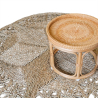 Buy Round Jute Rug - Boho Bali - 100 CM - Aditya Natural 61089 - in the UK