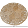Buy Round Jute Rug - Boho Bali - 150 CM - Aditya Natural 61091 home delivery