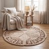 Buy Round Jute Rug - Boho Bali - 150 CM - Aditya Natural 61091 at MyFaktory