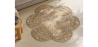 Buy Round Jute Rug - Boho Bali - 120 CM - Bacu Natural 61095 in the United Kingdom