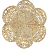 Buy Round Jute Rug - Boho Bali - 120 CM - Bacu Natural 61095 - in the UK