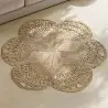 Buy Round Jute Rug - Boho Bali - 150 CM - Bacu Natural 61096 in the United Kingdom