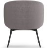 Buy Curved Design Upholstered Armchair Contemporary Style - Opreh Dark grey 61100 in the United Kingdom