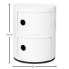 Buy Storage Container - 2 Drawers - New Bili 2 White 61104 with a guarantee