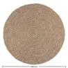 Buy Round Jute Rug - Boho Bali - 100 CM - Jenón Natural 61086 in the United Kingdom